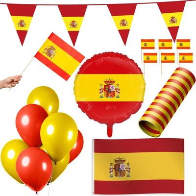Spanien Party Deko Set 84 tlg. Partyset Partydeko rot gelb