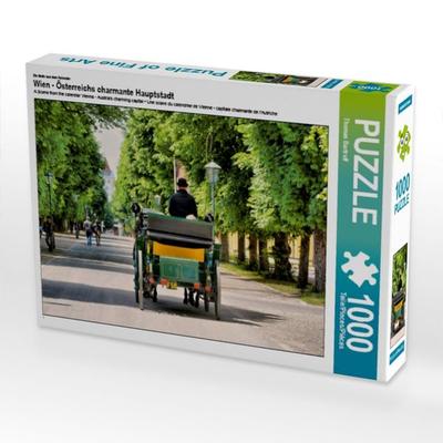 CALVENDO Puzzle Ein Motiv aus dem Kalender Wien - Österreichs charmante Hauptstadt | 1000 Teile Lege-Größe 64x48cm Foto-Puzzle für glückliche Stunden