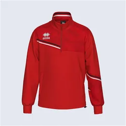 Errea, Unisex, Sportshirt, Elias (XXS), Rot, Weiss, Schwarz