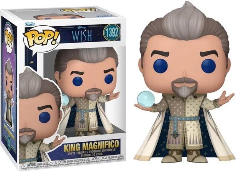 Figura Funko Pop Disney Wish King Magnifico 72422 Talla Única Unisex