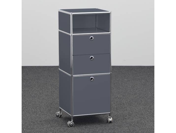Büro Caddys System4 Anthrazit, Neu