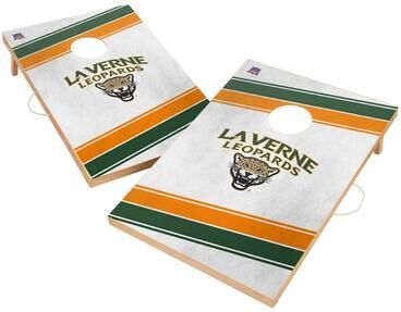 Skip's Garage La Verne Leopards Regulation 2x4 Cornhole Set