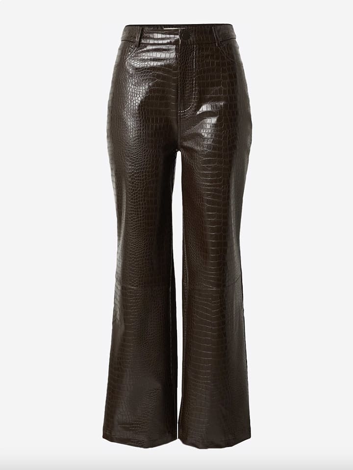 LeGer Kunstlederhose "Fabiane" in Schwarz - 40