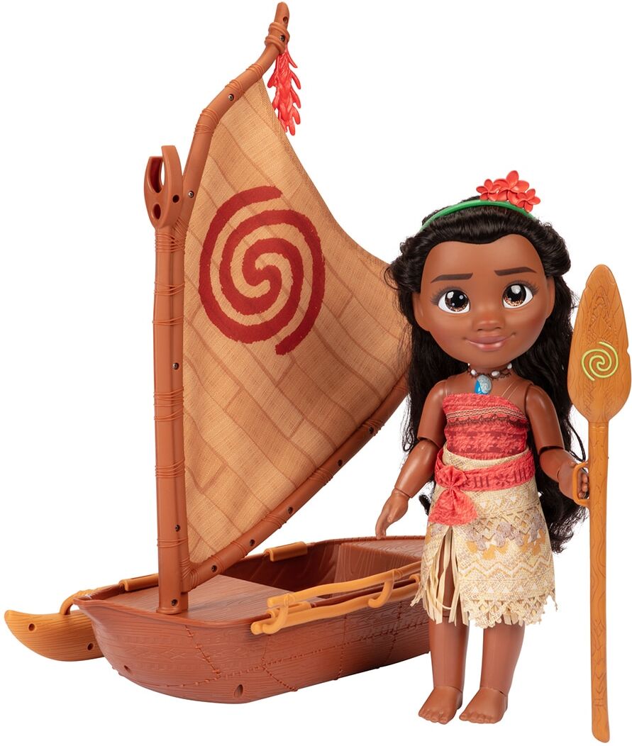 Disney Muñeca Vaiana &amp; Barcaza 38 cm .