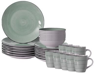 Dinewares Spin Wash Dinnerware Dish Set, Mugs, Salad and Dinner Plates and Bowls Sets, High Quality Dishes