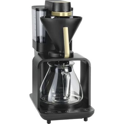 MELITTA Filterkaffeemaschine "epour 1024-11 Schwarz/Silber", schwarz (schwarz, gold), 1 l, 8, Kaffeemaschinen
