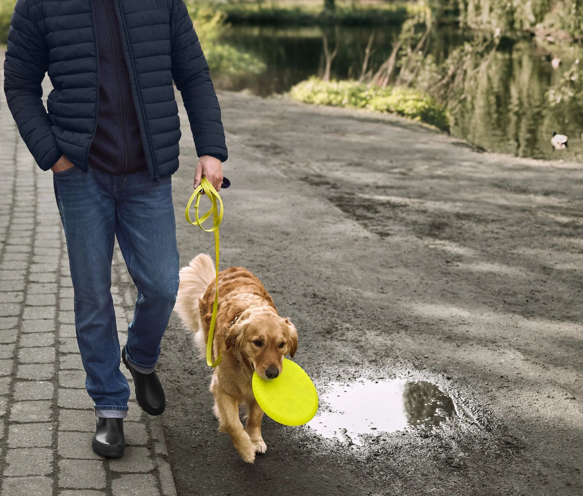 Tchibo - Hunde-Wurfscheibe - gelb