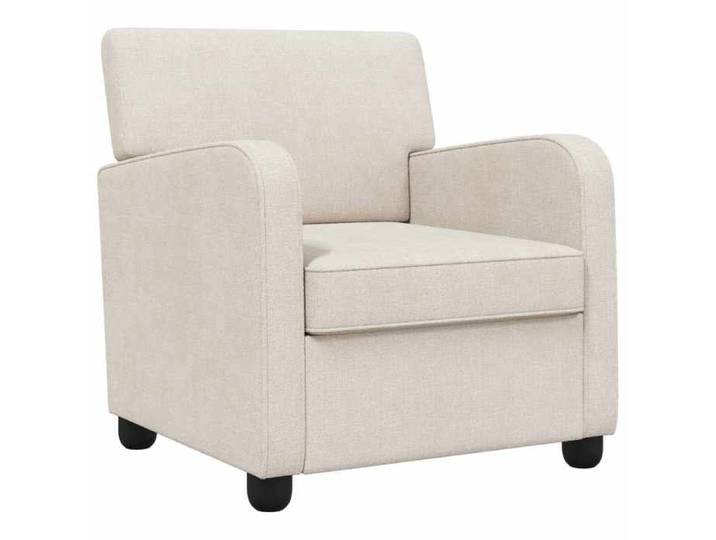 Elégance - Chic Fauteuil 1 place moderne - Fauteuil salon-séjour - Crème - Chenille - 70x79x78cm_0390621
