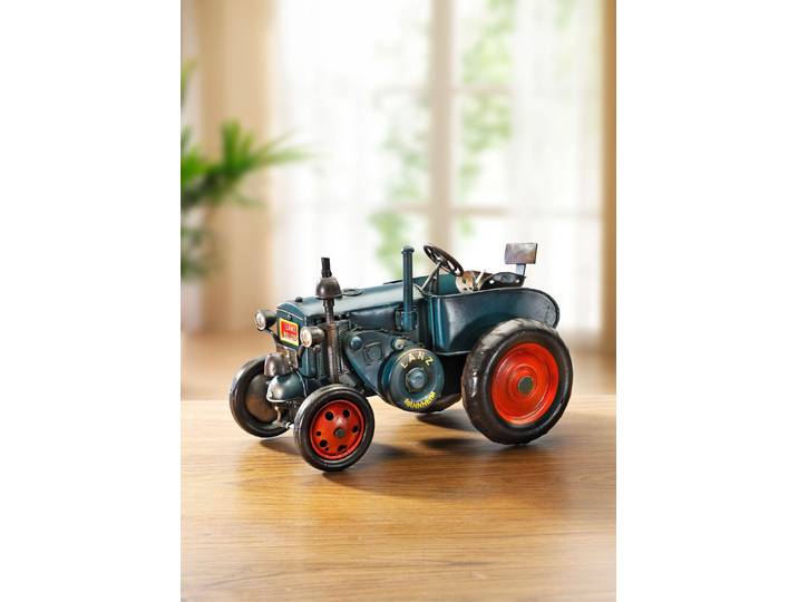 Von Hand gefertigter Traktor Lanz Bulldog, Grün