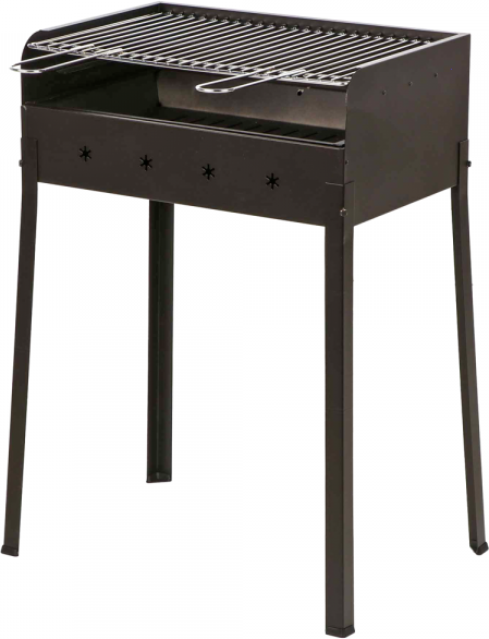 Mille Stella Eco Medium - Holzkohlegrill aus hochwertigem Eisen - 57,5x37cm