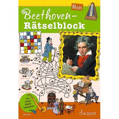 Mein Beethoven-Rätselblock, Taschenbuch von , Schott Music, 978-3-7957-1692-9