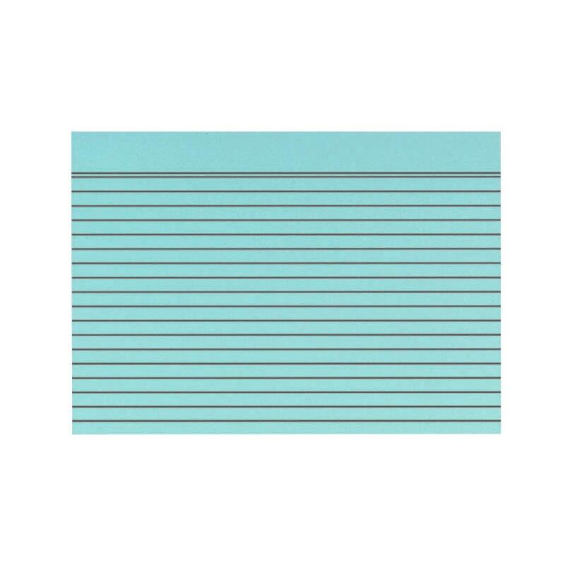 neutral Karteikarten DIN A4 liniert blau 100110259833293