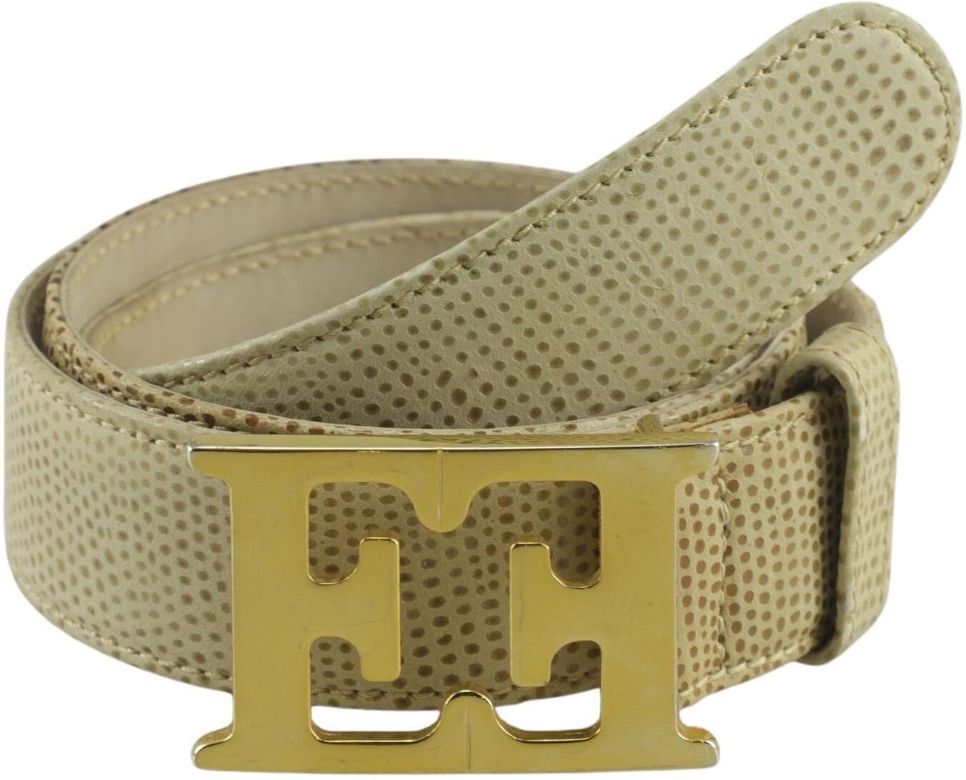 Escada Damen Gürtel, Beige, Gr. 75, kein / Etikett - Second Hand