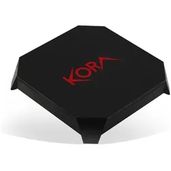 Atlantis Land KORA Black 4K Ultra HD 8 GB Wi-Fi Ethernet LAN Verbindung (8 GB), Streaming Box, Schwarz