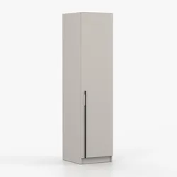 DREHTÜRENSCHRANK ROSA 1D 50/210/55, 1-türig, Kaschmir
