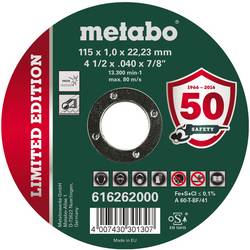 Metabo 616262000 Trennscheibe gerade 115 mm 100 St. rostfreier Stahl