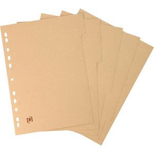 Oxford Register 100204964 Touareg, A4, blanko, Karton, 5-teilig, beige