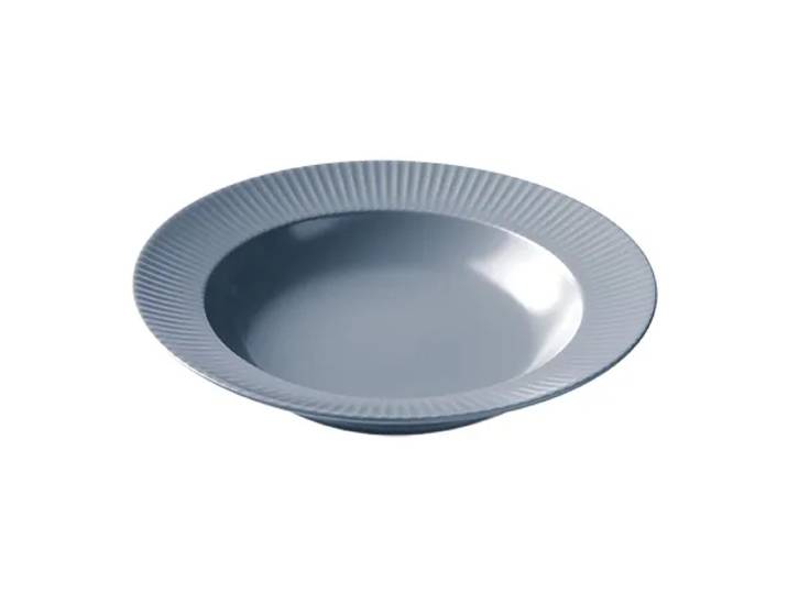 Aida Assiette creuse Groovy Ø 23 cm Gris