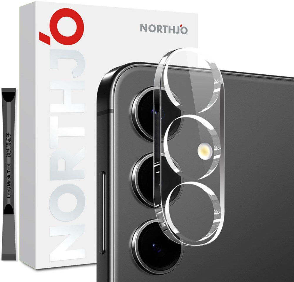 NORTHJO Samsung Galaxy S25 FE Kameralinsebeskyttelse - Gennemsigtig
