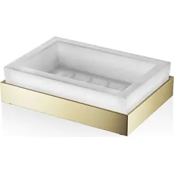 Corner Seifenschale gold matt