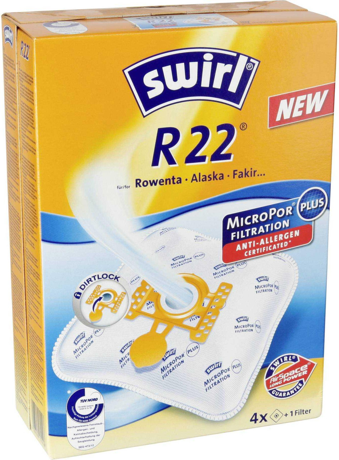 Swirl Stofzuigzakken R22 / F89 MicroPor Plus - Set van 3 stuks
