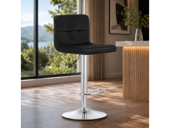 Best For Home Hocker (Schwarz/Chrom 2)