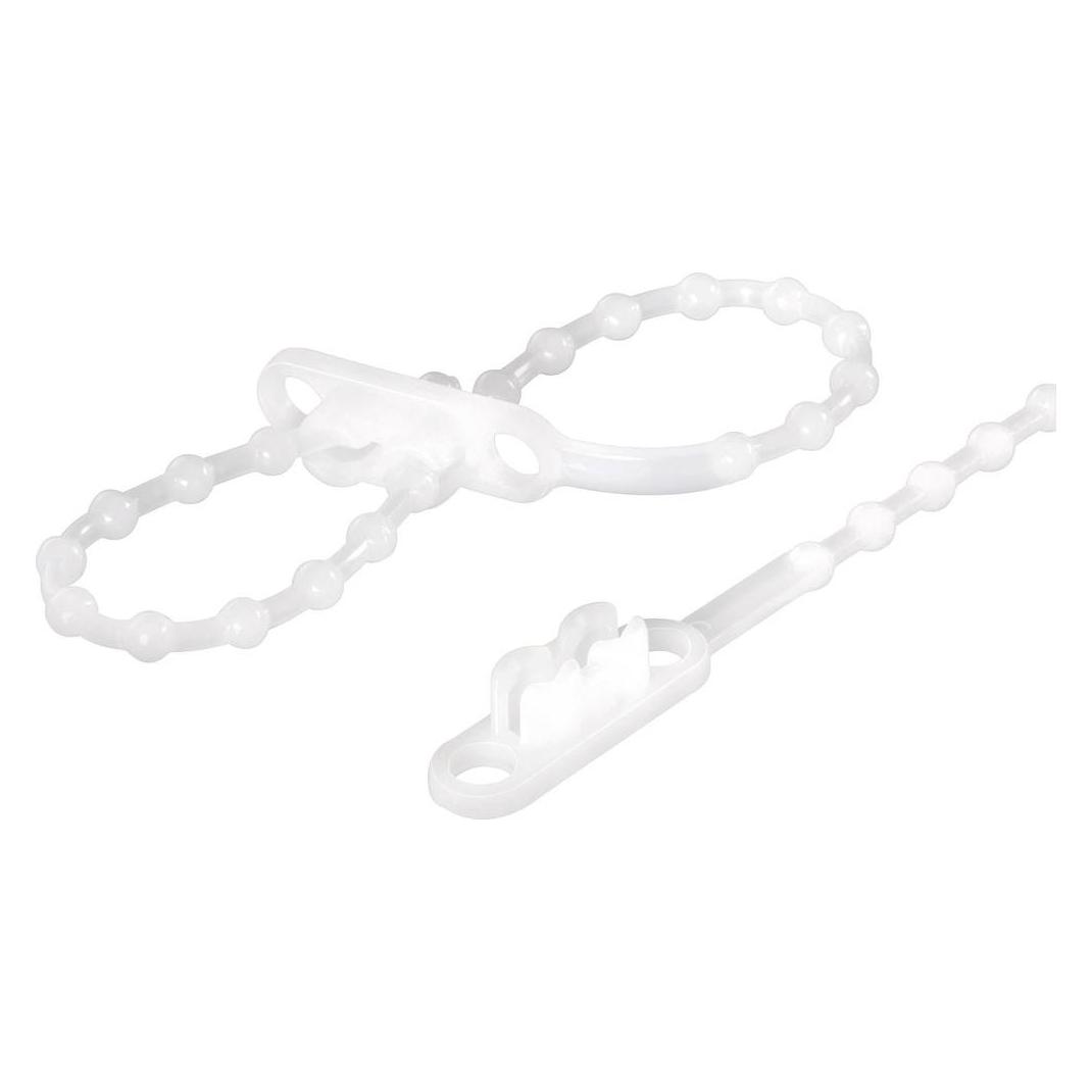 Tru Components Doppelkopf-Knotenband, lösbar (Kunststoffkabelbinder, 145 mm, 100 Stk.) (1592904)