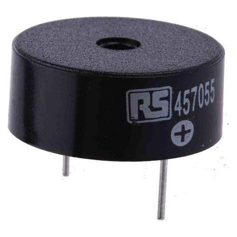 RS PRO Black stick on, 10.2mm H x16.5mm Dia (1735954)