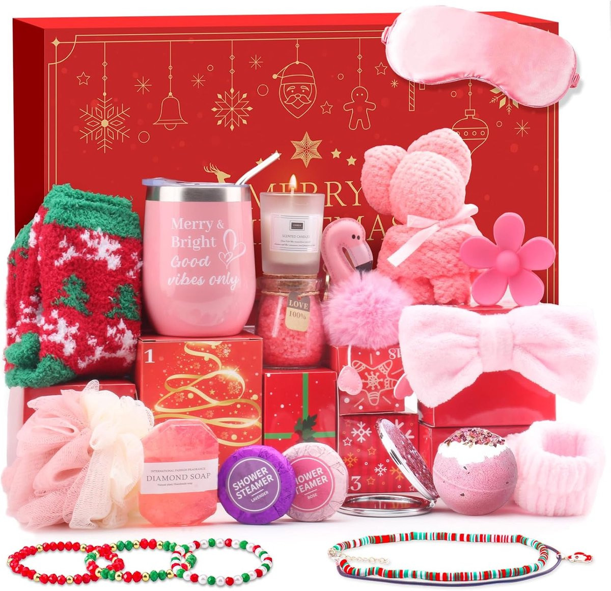 Luxe Adventskalender voor Vrouwen 2026 met Beauty-producten, Sieraden en Accessoires - 24 Verrassingen