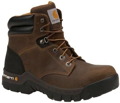 "Carhartt 6"" Rugged Flex Composite Toe - Mens 8 Brown Boot Medium"