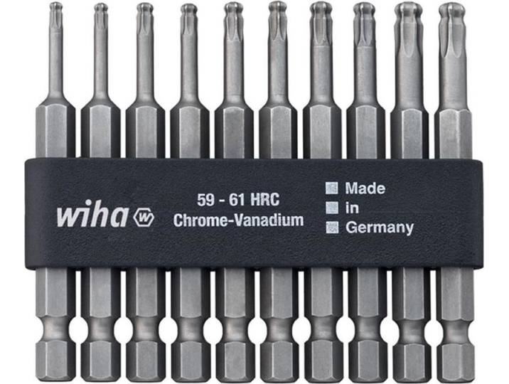 Wiha Torx bit set 10-delig 70 mm 7045BE 9570