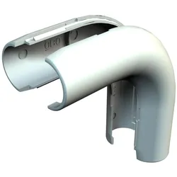 OBO 2153864 Quick-Pipe-Bogen 90° M16, PVC, lichtgrau, RAL 7035  - 5 Stück