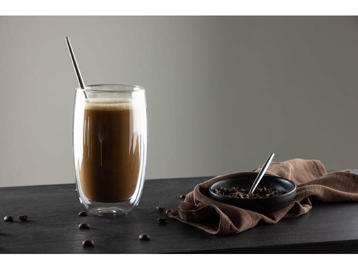 Kaffeegläser Lolita - 100% Glas in 2 Größenvariationen - 8 x 14 - Luxusbetten24