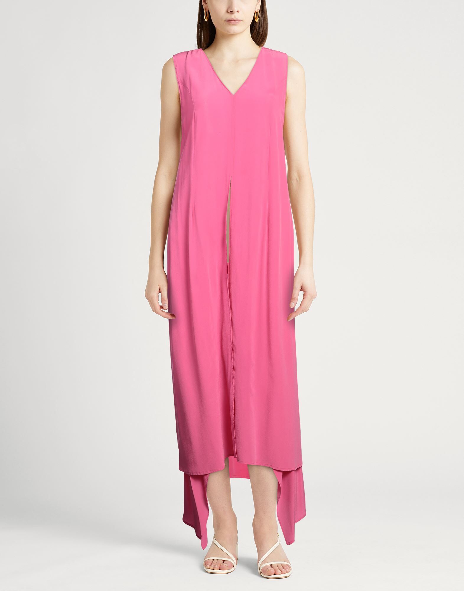 Alysi Vestido midi Mujer Fucsia 44 Mujer