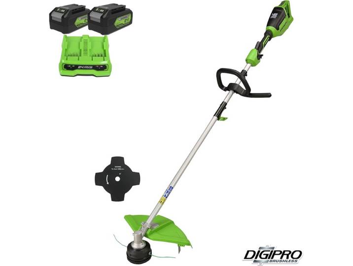 48 VOLT (2X24 VOLT) ACCU TRIMMER INCL 2 X ACCU EN DUALLADER GD24X2TXK4X