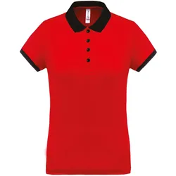 Proact, Damen, Sportshirt, Performance (S), Schwarz, Rot