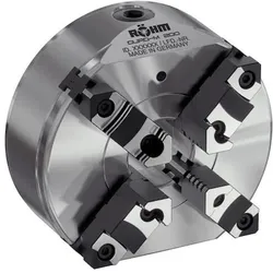 Röhm, Zubehör Maschine, Planspiralfutter Duro-M 160/4 Bajonett (ISO 702-3/DIN 55027) KK 4 Grund- und Aufsatzbacken