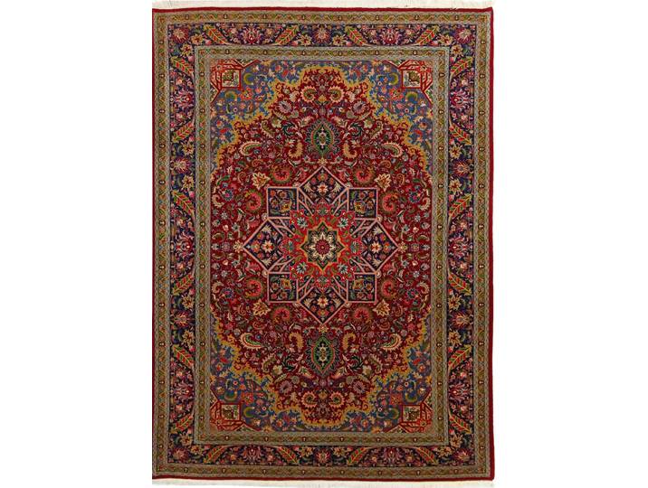 Täbriz 60Raj Kork Antik Teppich 207x284 Handgeknüpft Orientteppich Perserteppich