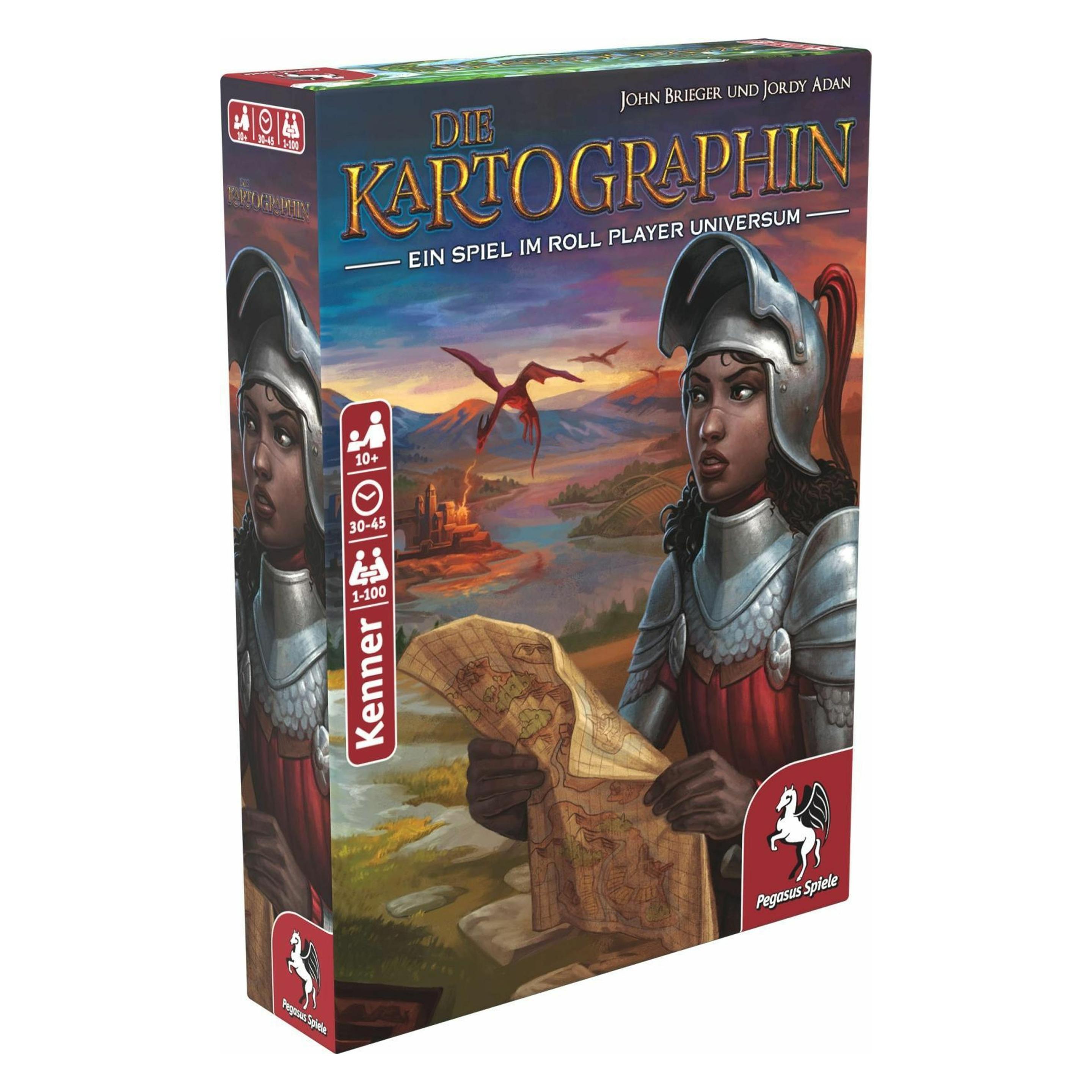 Pegasus 51311G - Der Kartograph Ära der Helden, Kartenspiel, für 1-100 Spieler, ab 10 Jahren (DE-Ausgabe) (Deutsch) (51311G)