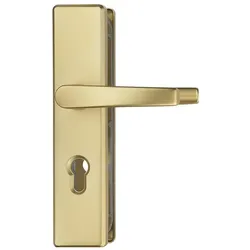 Abus, Türgriff + Türgarnitur, KLS114 F3 EK Türschutzbeschlag DG, messing (Türgarnitur)