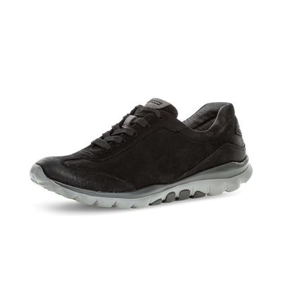 Sneaker GABOR "Sneaker low", Damen, Gr. 42, schwarz, Schuhe Sneaker