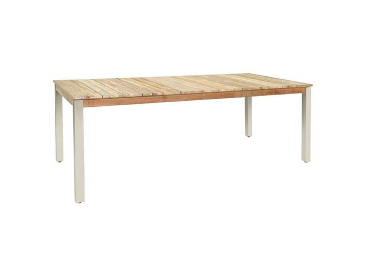 Zebra Derex Gartentisch 220x100cm Aluminium/Teak