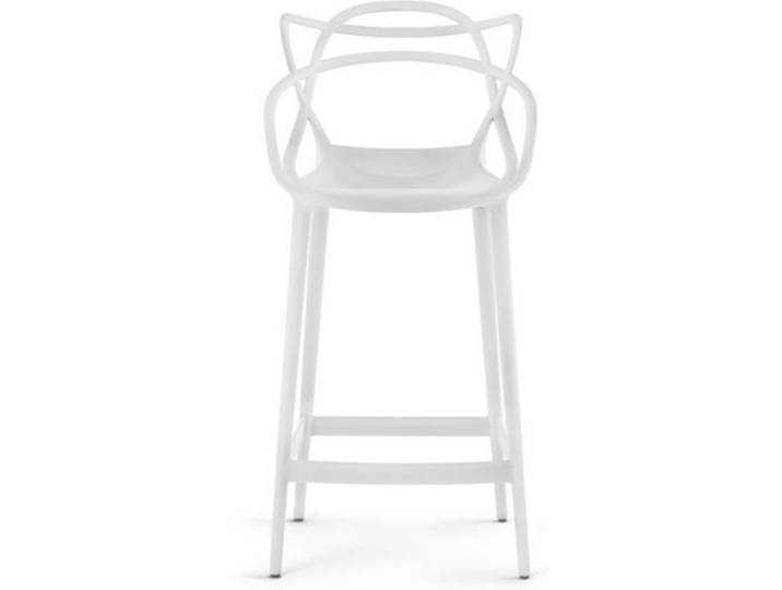 Kartell Barsitz Masters Stool weiß, Designer Philippe Starck & Eugeni Quitllet, 57x99x47 cm
