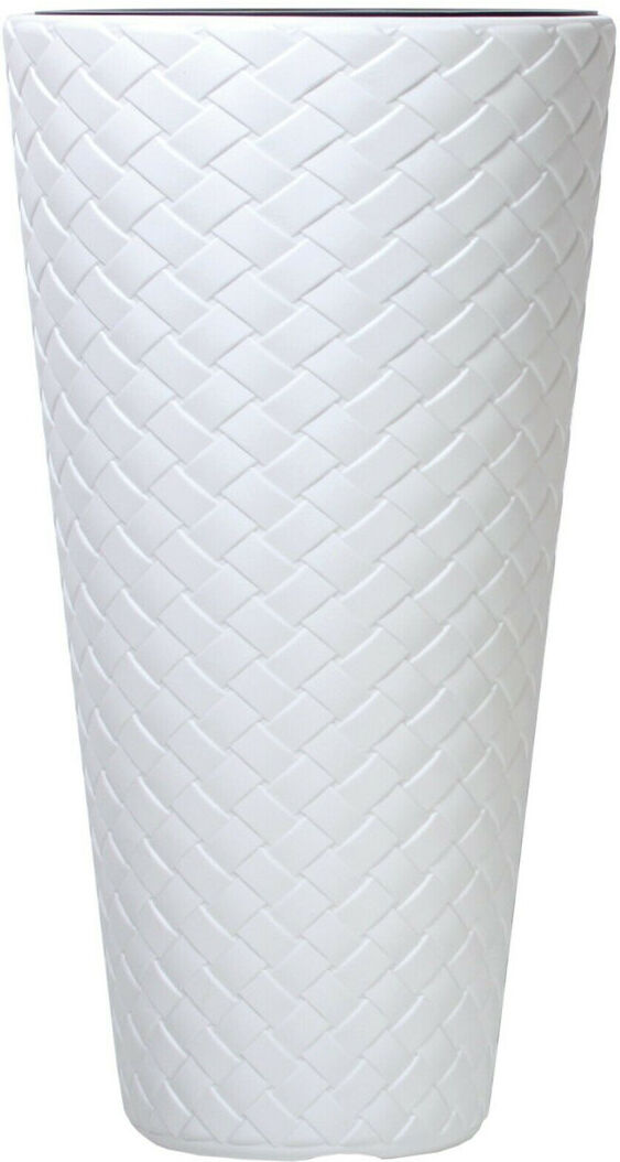 17 Stories Emmit Pot Planter Mocca 55cm H X 30cm W X 30cm D