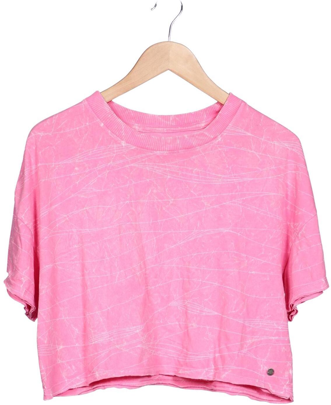 Roxy Damen T-Shirt, Pink, Gr. M, Baumwolle - Second Hand