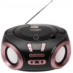 Adler Odtwarzacz CD/MP3 (boombox) AD 1181bc (FM), Radio, Kupfer, Schwarz