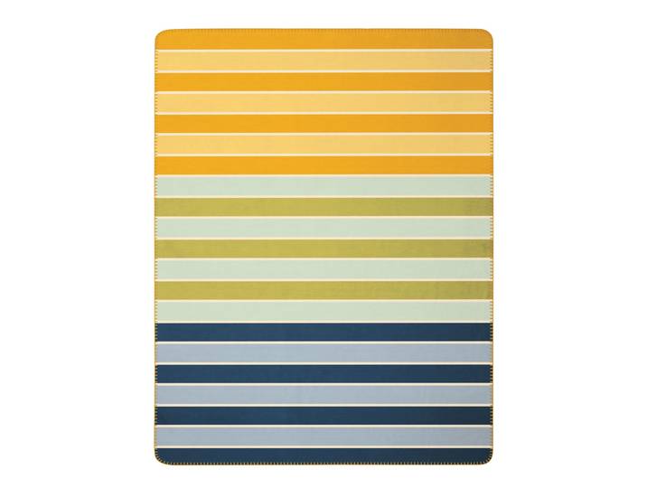 Wohndecke BIEDERLACK Wohndecke Duo Line , bunt (multicolor), B:150cm L:200cm, Baumwolle, Polyacryl, Polyester, Wohndecken, Wohndecke, zwei unterschiedlich dessinierten Seiten mit Zierstich