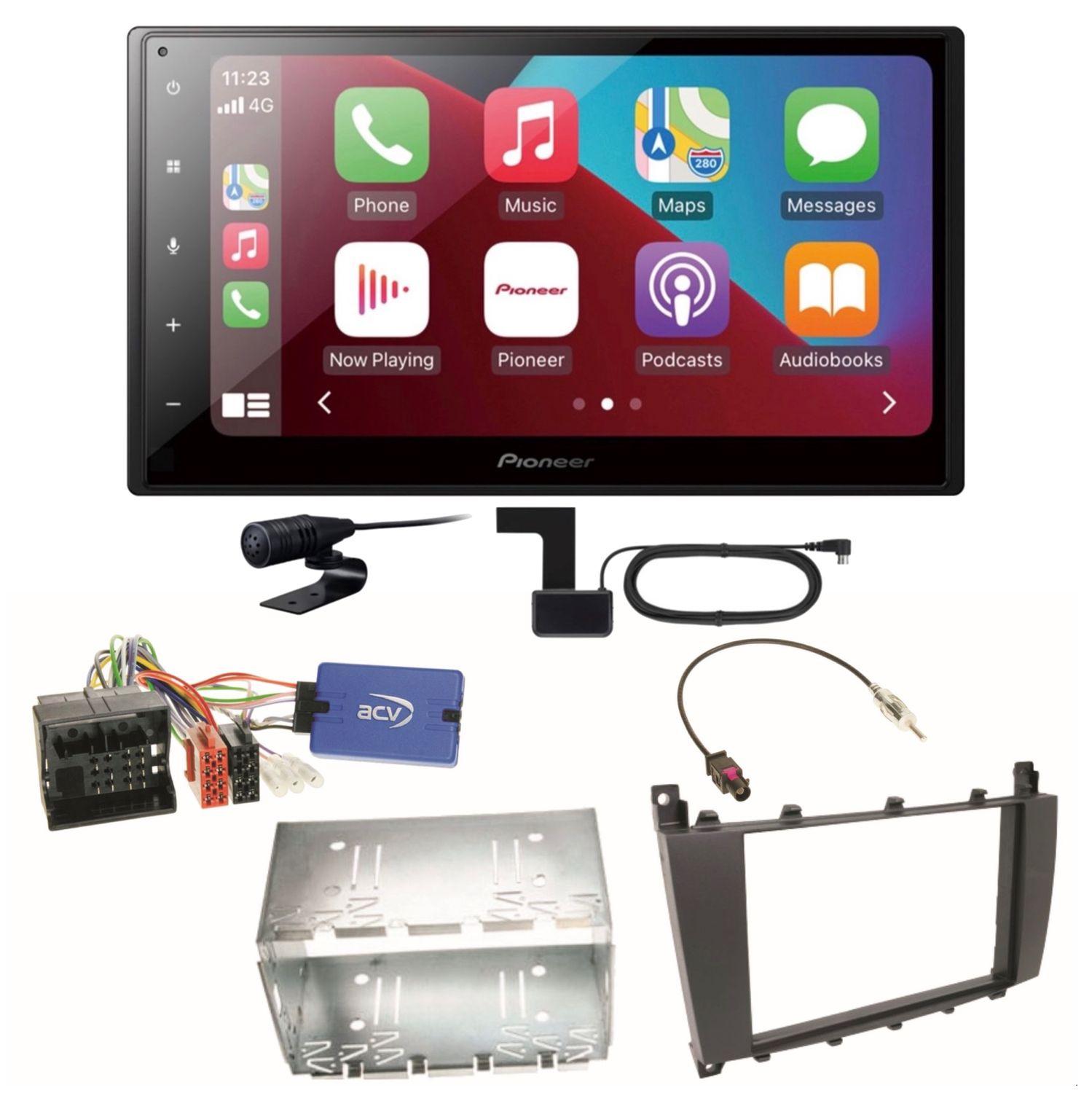 Pioneer SPH-DA160DAB USB MP3 DAB+ CarPlay Einbauset für Mercedes G Klasse W463