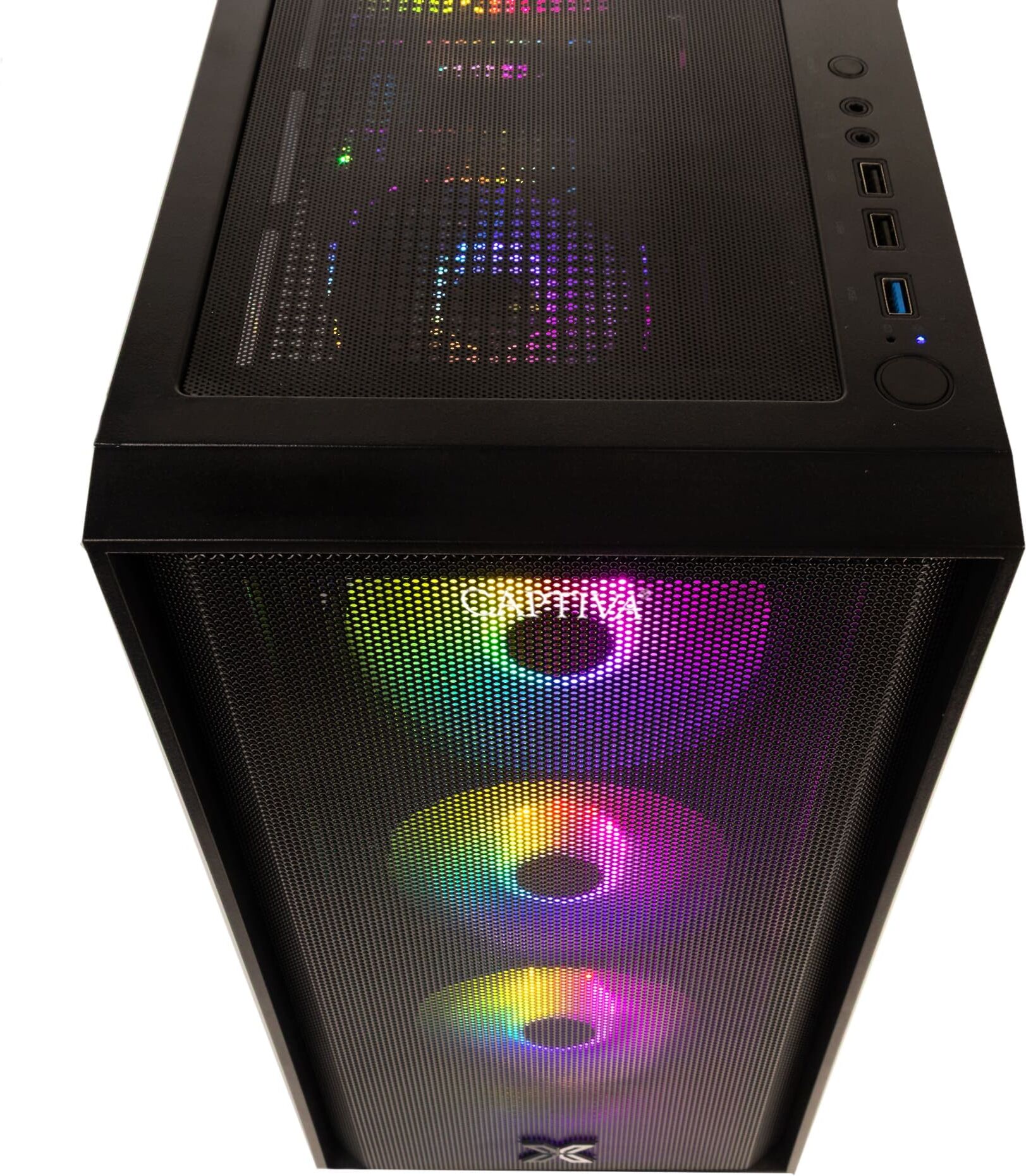CAPTIVA Gaming-PC "Entry Gaming I10-0250", bunt (schwarz), Microsoft Windows 11 Home (64 Bit), GeForce RTX™ 5060, 16 GB RAM 1.000 GB SSD, Desktop-PCs, Gaming-PC