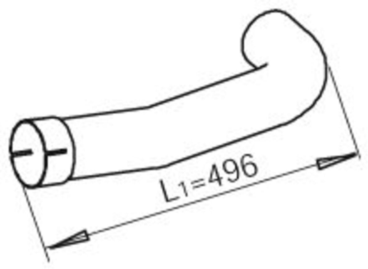 Abgasrohr DINEX 48202